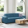 Sofá de 3 Plazas Azul 180 cm de Terciopelo by , Sofas - Ref: Foro24-4105143, Price: 256,91 €, Discount: %