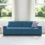Sofá de 3 Plazas Azul 180 cm de Terciopelo by , Sofas - Ref: Foro24-4105143, Price: 256,91 €, Discount: %