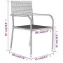 Juego de comedor de jardín 5 piezas negro de , Conjuntos de jardín - Ref: Foro24-3099579, Precio: 213,82 €, Descuento: %