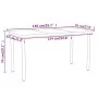 Juego de comedor de jardín 5 piezas negro de , Conjuntos de jardín - Ref: Foro24-3099579, Precio: 213,82 €, Descuento: %