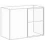 Caseta perro corral acero galvanizado gris claro 214x1069x181cm de , Casetas para perros - Ref: Foro24-3189129, Precio: 863,3...