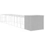 Caseta perro corral acero galvanizado gris claro 214x1069x181cm by , Dog kennels - Ref: Foro24-3189141, Price: 906,91 €, Disc...