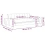 Sofá para niños de cuero sintético capuchino 90x53x30 cm von , Baby- und Kleinkindmöbel - Ref: Foro24-3196267, Preis: 86,65 €...