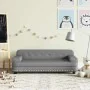 Sofá para niños de cuero sintético gris 90x53x30 cm by , Baby and Toddler Furniture - Ref: Foro24-3196290, Price: 93,17 €, Di...