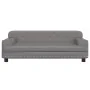 Sofá para niños de cuero sintético gris 90x53x30 cm by , Baby and Toddler Furniture - Ref: Foro24-3196290, Price: 93,17 €, Di...