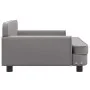 Sofá para niños de cuero sintético gris 90x53x30 cm by , Baby and Toddler Furniture - Ref: Foro24-3196290, Price: 93,17 €, Di...