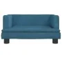 Sofá para niños de terciopelo azul 60x40x30 cm von , Baby- und Kleinkindmöbel - Ref: Foro24-3196317, Preis: 57,93 €, Rabatt: %