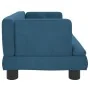 Sofá para niños de terciopelo azul 60x40x30 cm von , Baby- und Kleinkindmöbel - Ref: Foro24-3196317, Preis: 57,93 €, Rabatt: %