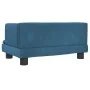 Sofá para niños de terciopelo azul 60x40x30 cm von , Baby- und Kleinkindmöbel - Ref: Foro24-3196317, Preis: 57,93 €, Rabatt: %