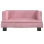 Sofá para niños de terciopelo rosa 60x40x30 cm by , Baby and Toddler Furniture - Ref: Foro24-3196320, Price: 57,77 €, Discoun...