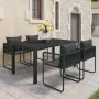 Set de comedor de jardín de 5 piezas PVC ratán negro de , Conjuntos de jardín - Ref: Foro24-3060102, Precio: 468,14 €, Descue...