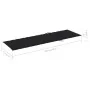 Tumbona doble y cojines negros madera pino impregnada de , Tumbonas - Ref: Foro24-3065886, Precio: 217,88 €, Descuento: %