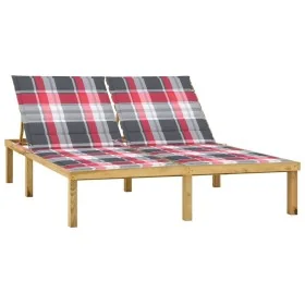 Tumbona doble y cojines madera de pino impregnada by , Loungers - Ref: Foro24-3065892, Price: 216,99 €, Discount: %
