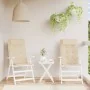 Cojines de silla con respaldo alto 2 uds tela Oxford beige de , Cojines para sillas y sofás - Ref: Foro24-361883, Precio: 37,...