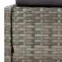 Tumbona con toldo plegable ratán sintético gris 200x114x128 cm by , Outdoor beds - Ref: Foro24-362274, Price: 358,63 €, Disco...