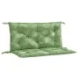 Cojines banco jardín 2 uds tela estampado de hojas 100x50x7 cm by , Cushions for chairs and sofas - Ref: Foro24-361675, Price...