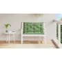 Cojines banco jardín 2 uds tela estampado de hojas 100x50x7 cm by , Cushions for chairs and sofas - Ref: Foro24-361675, Price...