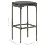 Taburetes de cocina con cojines 3 uds ratán sintético gris by , Kitchen stools - Ref: Foro24-313444, Price: 147,97 €, Discoun...