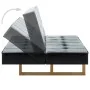 Sofá cama de cuero sintético negro by , Sofas - Ref: Foro24-247026, Price: 280,12 €, Discount: %