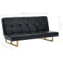 Sofá cama de cuero sintético negro by , Sofas - Ref: Foro24-247026, Price: 280,12 €, Discount: %
