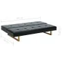 Sofá cama de cuero sintético negro by , Sofas - Ref: Foro24-247026, Price: 280,12 €, Discount: %