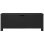 Caja de almacenaje y cojín madera ingeniería negro 105x40x45 cm von , Aufbewahrungskisten - Ref: Foro24-326769, Preis: 125,34...