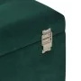 Banco con compartimento de terciopelo verde 80 cm by , Benches for halls and storage - Ref: Foro24-329929, Price: 95,40 €, Di...