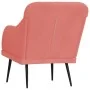 Sillón de terciopelo rosa 63x76x80 cm de , Sillones - Ref: Foro24-351457, Precio: 97,71 €, Descuento: %