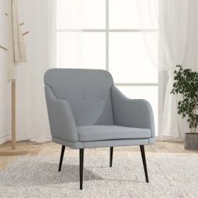 Sillón de tela gris claro 63x76x80 cm by , Armchairs - Ref: Foro24-351474, Price: 100,65 €, Discount: %