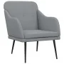 Sillón de tela gris claro 63x76x80 cm by , Armchairs - Ref: Foro24-351474, Price: 100,62 €, Discount: %
