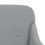 Sillón de tela gris claro 63x76x80 cm by , Armchairs - Ref: Foro24-351474, Price: 100,62 €, Discount: %