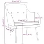 Sillón de tela gris claro 63x76x80 cm by , Armchairs - Ref: Foro24-351474, Price: 100,62 €, Discount: %