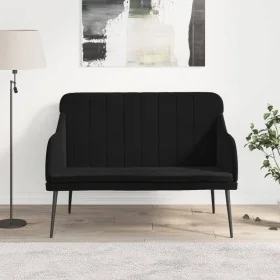 Banco de terciopelo negro 110x76x80 cm by , Banks - Ref: Foro24-351469, Price: 143,05 €, Discount: %