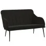Banco de terciopelo negro 110x76x80 cm by , Banks - Ref: Foro24-351469, Price: 143,05 €, Discount: %