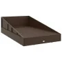 Tumbona cama de jardín ratán sintético marrón 110x200 cm by , Outdoor beds - Ref: Foro24-42666, Price: 294,72 €, Discount: %
