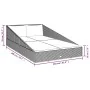 Tumbona cama de jardín ratán sintético marrón 110x200 cm by , Outdoor beds - Ref: Foro24-42666, Price: 294,72 €, Discount: %