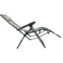 Tumbona plegable de terraza textileno crema de , Tumbonas - Ref: Foro24-47900, Precio: 98,80 €, Descuento: %