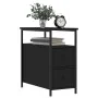 Mesita de noche madera de ingeniería negro 30x60x60 cm de , Mesitas de noche - Ref: Foro24-826063, Precio: 63,66 €, Descuento: %