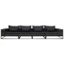 Set de sofás de jardín con cojines 4 pzas ratán sintético gris by , Outdoor sofas - Ref: Foro24-49530, Price: 648,39 €, Disco...