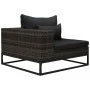 Set de sofás de jardín con cojines 4 pzas ratán sintético gris by , Outdoor sofas - Ref: Foro24-49530, Price: 648,39 €, Disco...