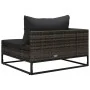 Set de sofás de jardín con cojines 4 pzas ratán sintético gris by , Outdoor sofas - Ref: Foro24-49530, Price: 648,39 €, Disco...
