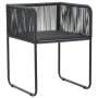 Sillas de jardín con cojines 2 unidades ratán sintético negro von , Gartenstühle - Ref: Foro24-44438, Preis: 137,08 €, Rabatt: %