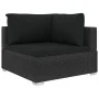 Set muebles de jardín 6 piezas y cojines ratán sintético negro von , Gartensets - Ref: Foro24-46772, Preis: 604,92 €, Rabatt: %