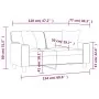 Sofá de 2 plazas con cojines cuero sintético negro 120 cm by , Sofas - Ref: Foro24-3200861, Price: 288,28 €, Discount: %