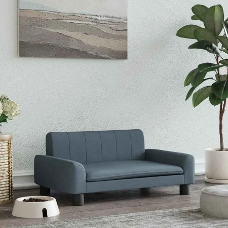 Cama para perros de tela gris oscuro 70x45x30 cm by , Beds for dogs - Ref: Foro24-171859, Price: 76,39 €, Discount: %