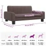 Cama para perros de cuero sintético marrón 70x45x30 cm von , Betten für Hunde - Ref: Foro24-171865, Preis: 69,65 €, Rabatt: %