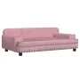 Cama para perros de terciopelo rosa 90x53x30 cm de , Camas para perros - Ref: Foro24-171871, Precio: 89,52 €, Descuento: %