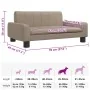 Cama para perros de cuero sintético color capuchino 70x45x30 cm von , Betten für Hunde - Ref: Foro24-171867, Preis: 69,80 €, ...