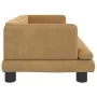 Cama para perros de terciopelo marrón 80x45x30 cm by , Beds for dogs - Ref: Foro24-171899, Price: 68,06 €, Discount: %