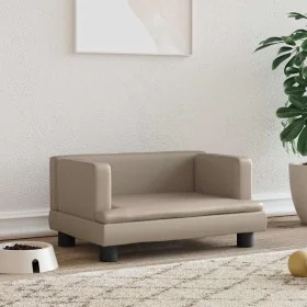 Cama para perros de cuero sintético color capuchino 60x40x30 cm von , Betten für Hunde - Ref: Foro24-171917, Preis: 68,47 €, ...